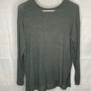 American Eagle Soft & Sexy Heather Grey Plus Sweater  Size XSmall